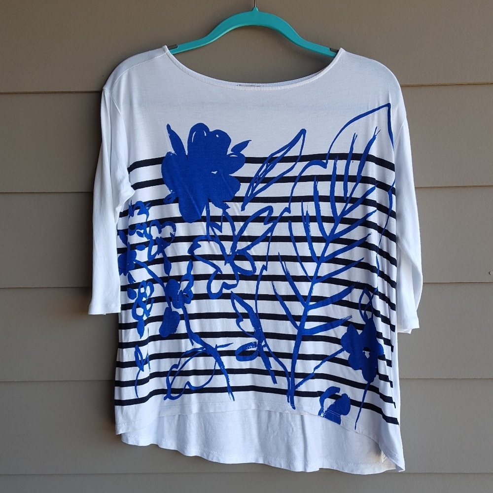 EUC Soft Flowy Hi Lo Top